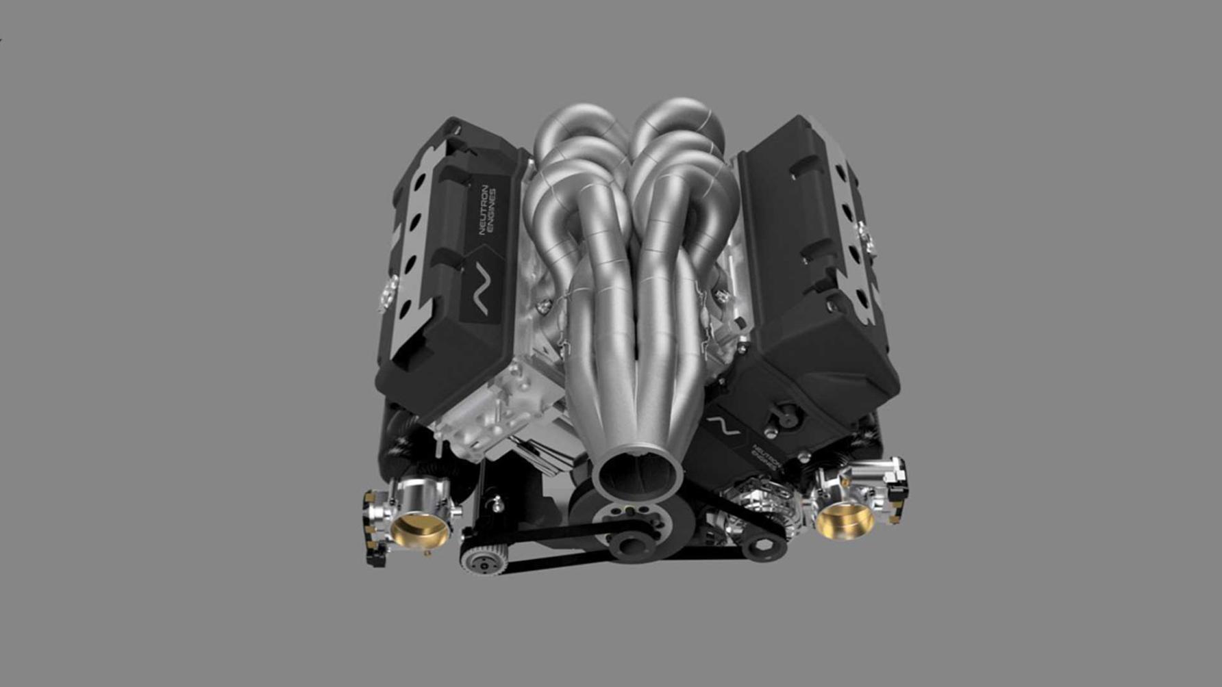 Deze K48 V8 bestaat uit twee Honda K24motoren en draait tot 10.000 tpm