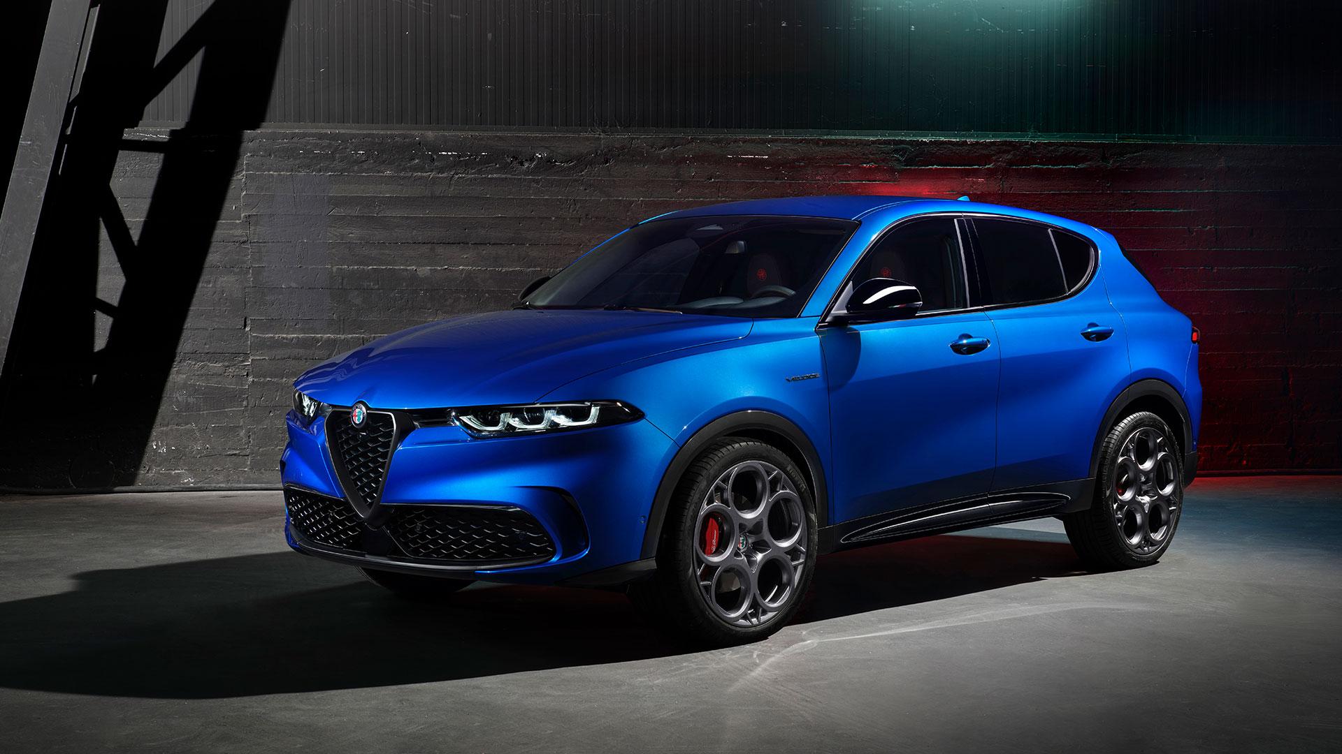 Alfa Romeo Tonale Modellauto 1/43 - Burago Modell In Blau Metallic