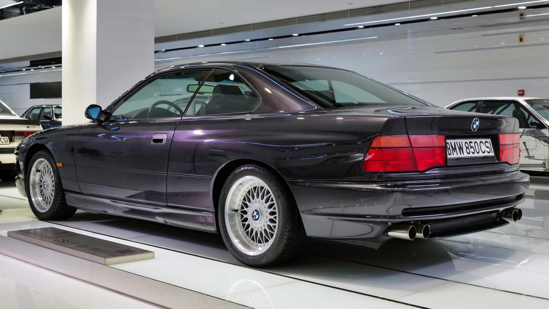 BMW 850 CSiprototype met slechts 8.700 km staat te koop