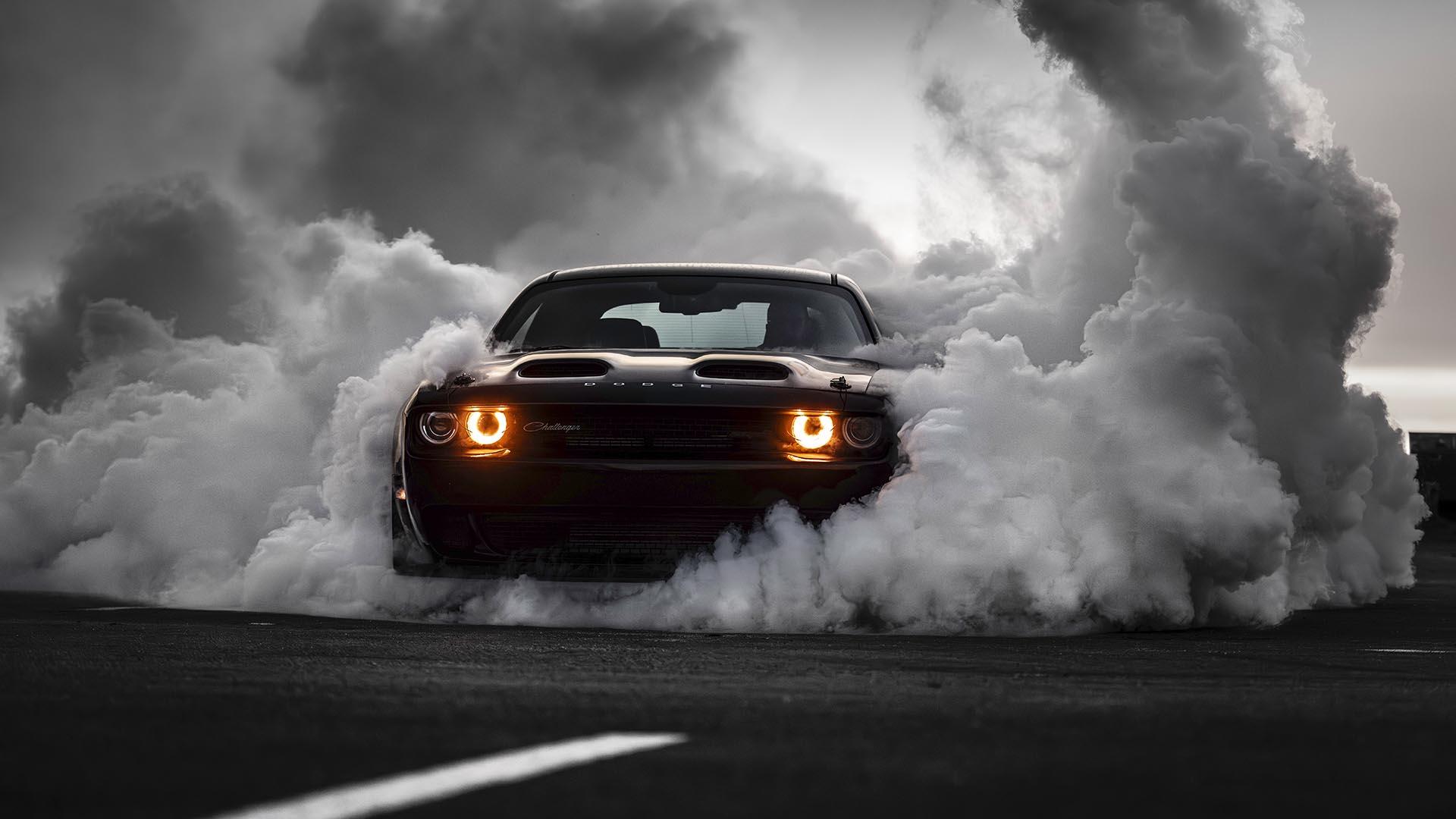 Top Gear Magazine 226 contents: Dodge Challenger Black Ghost burnout
