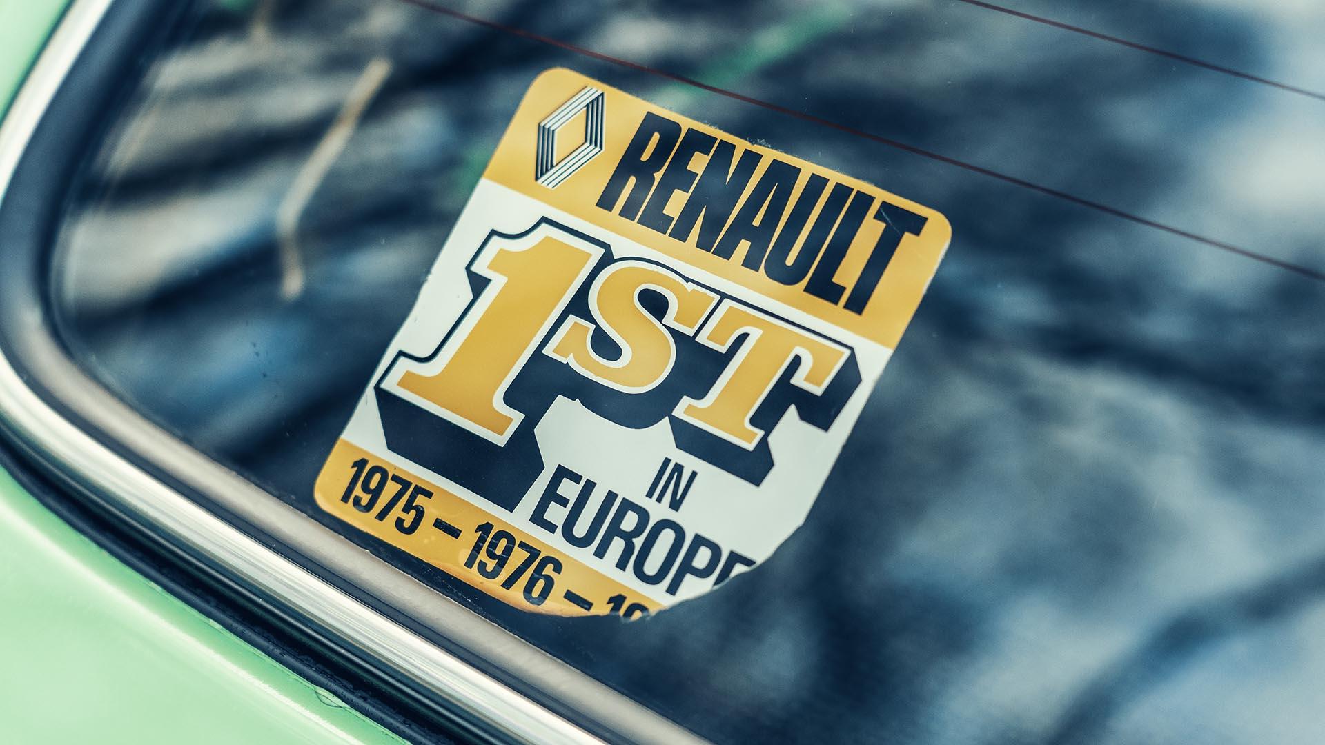 Originele Renault 5 sticker