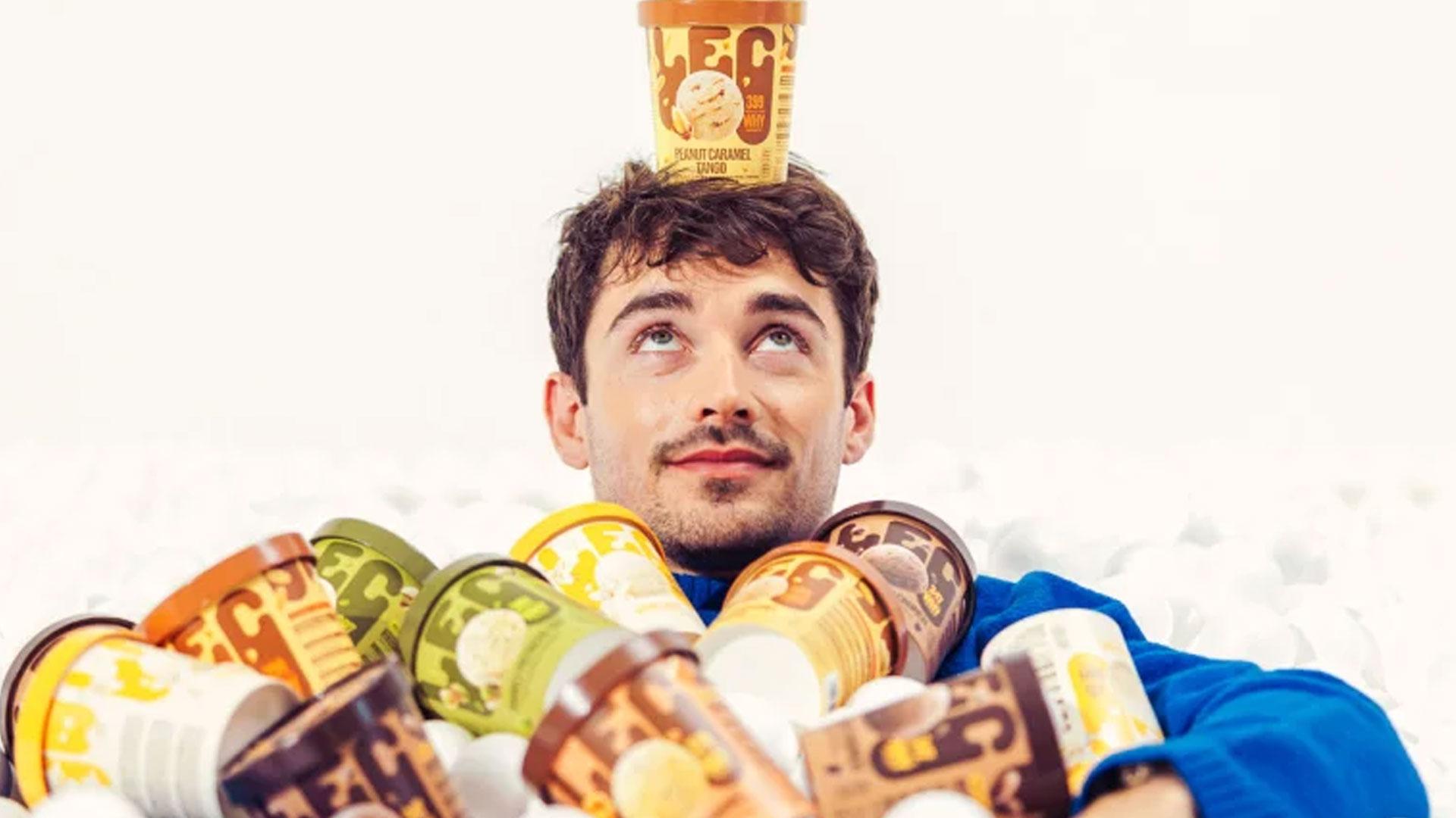 VIDEO: Charles Leclerc takes on Ben & Jerry's and launches his own ice ...