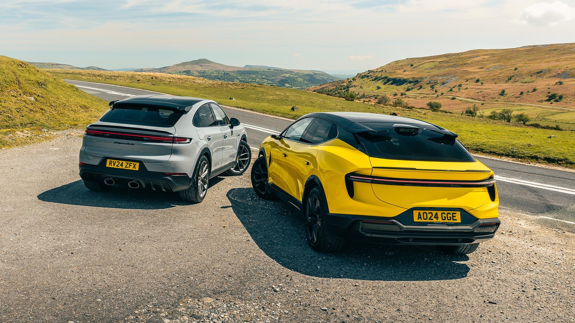 Lotus Eletre R vs Porsche Cayenne Turbo E-Hybrid