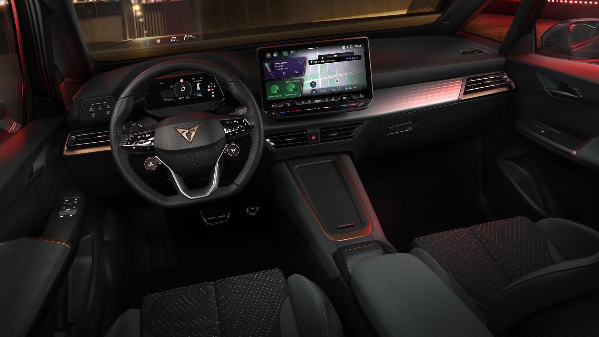 Cupra Born VZ (2024) interieur dashboard