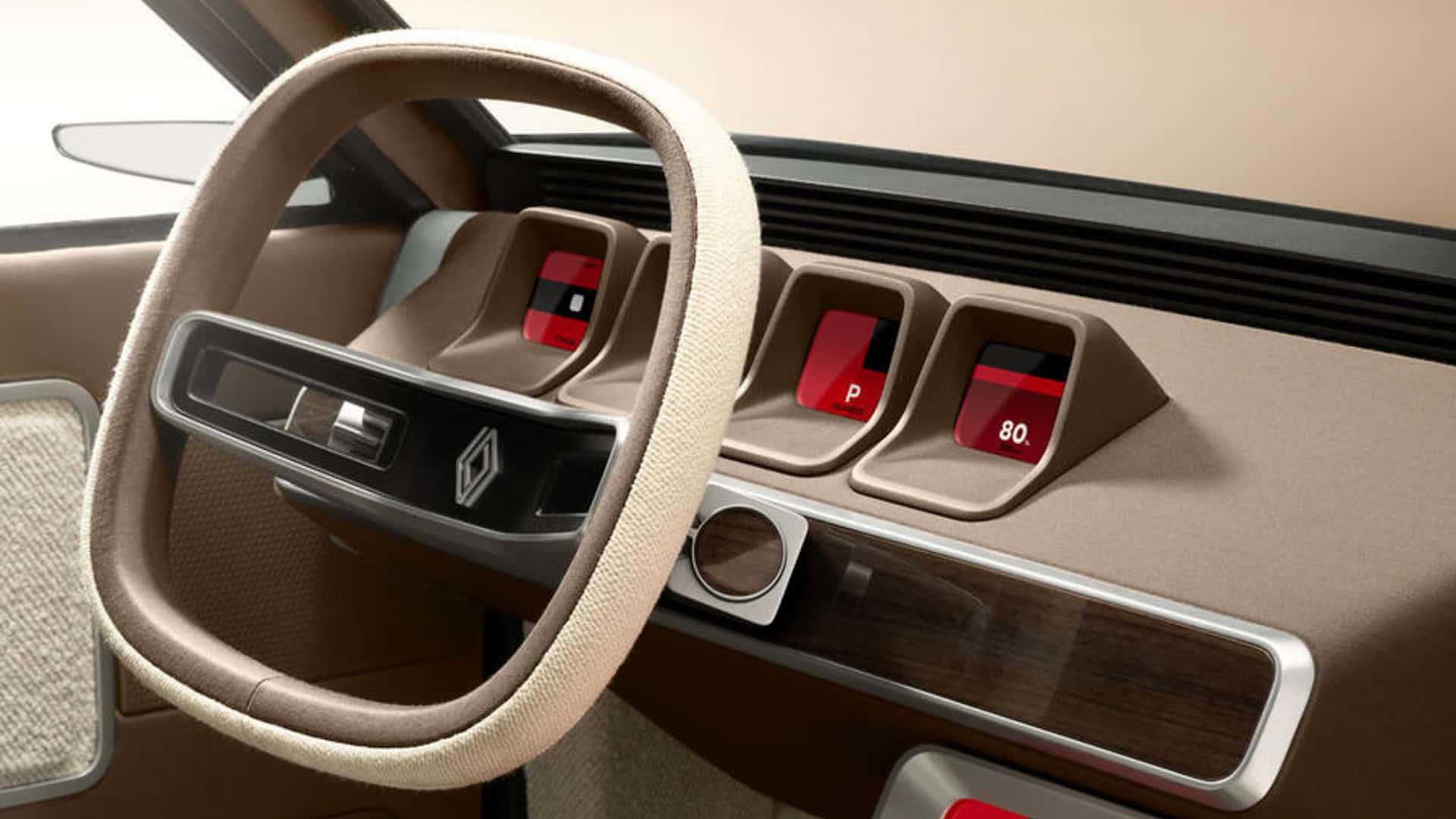 Renault R17 Electric Restomod X Ora Ito (2024) interieur dashboard