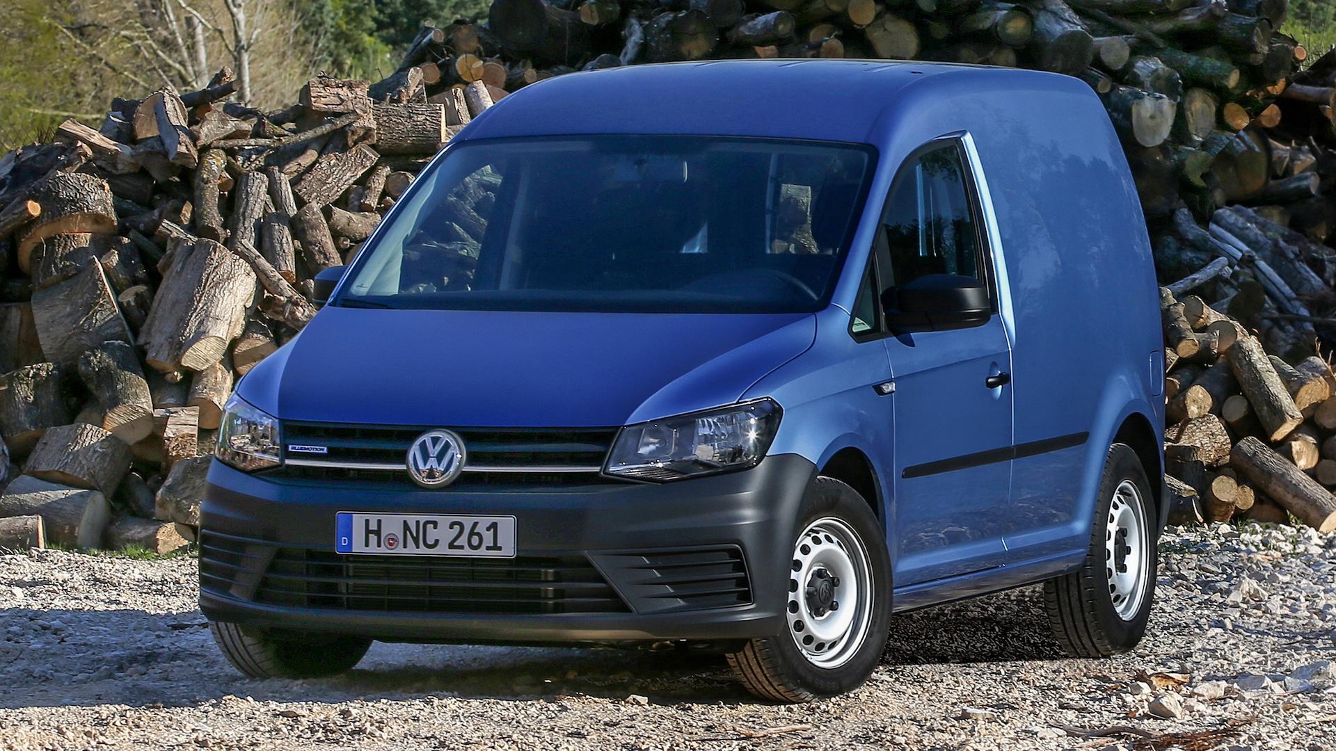 Volkswagen Caddy bestel Bluemotion zijkant voor links