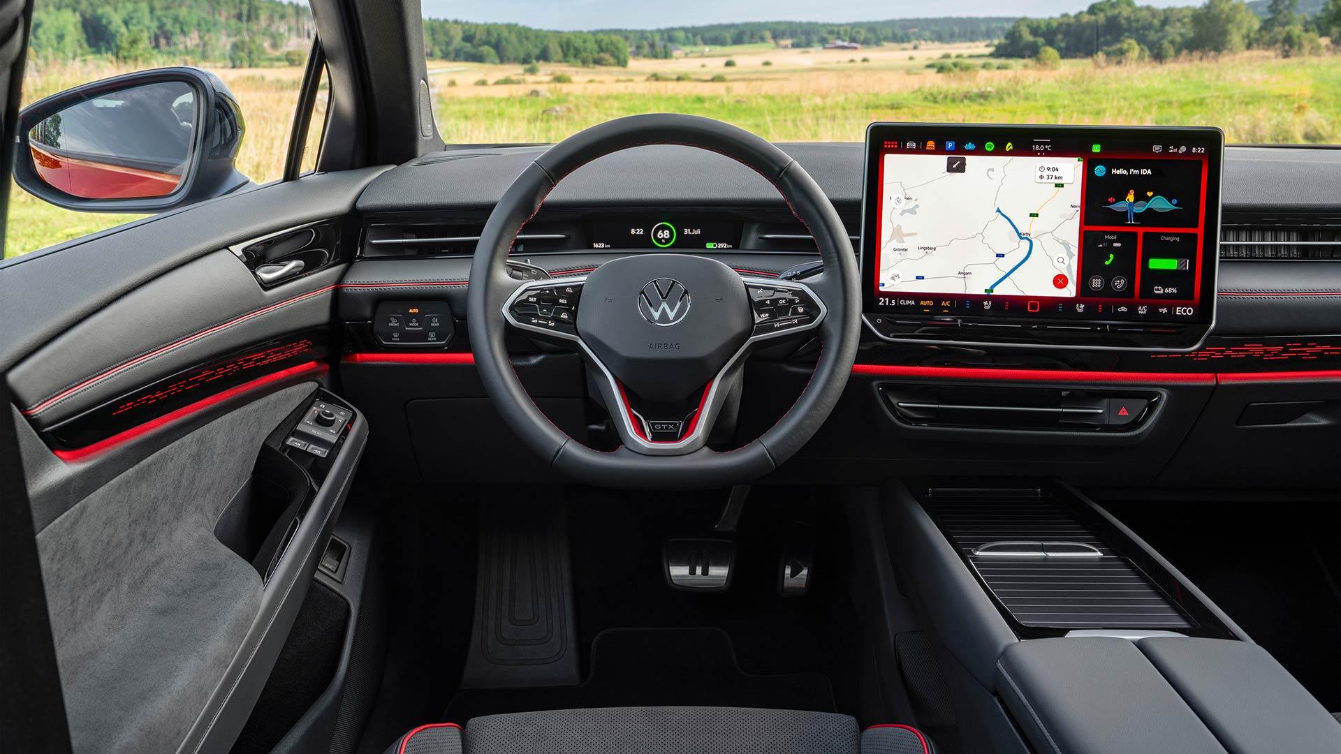 Volkswagen ID.7 GTX Tourer 2024 review interieur dashboard