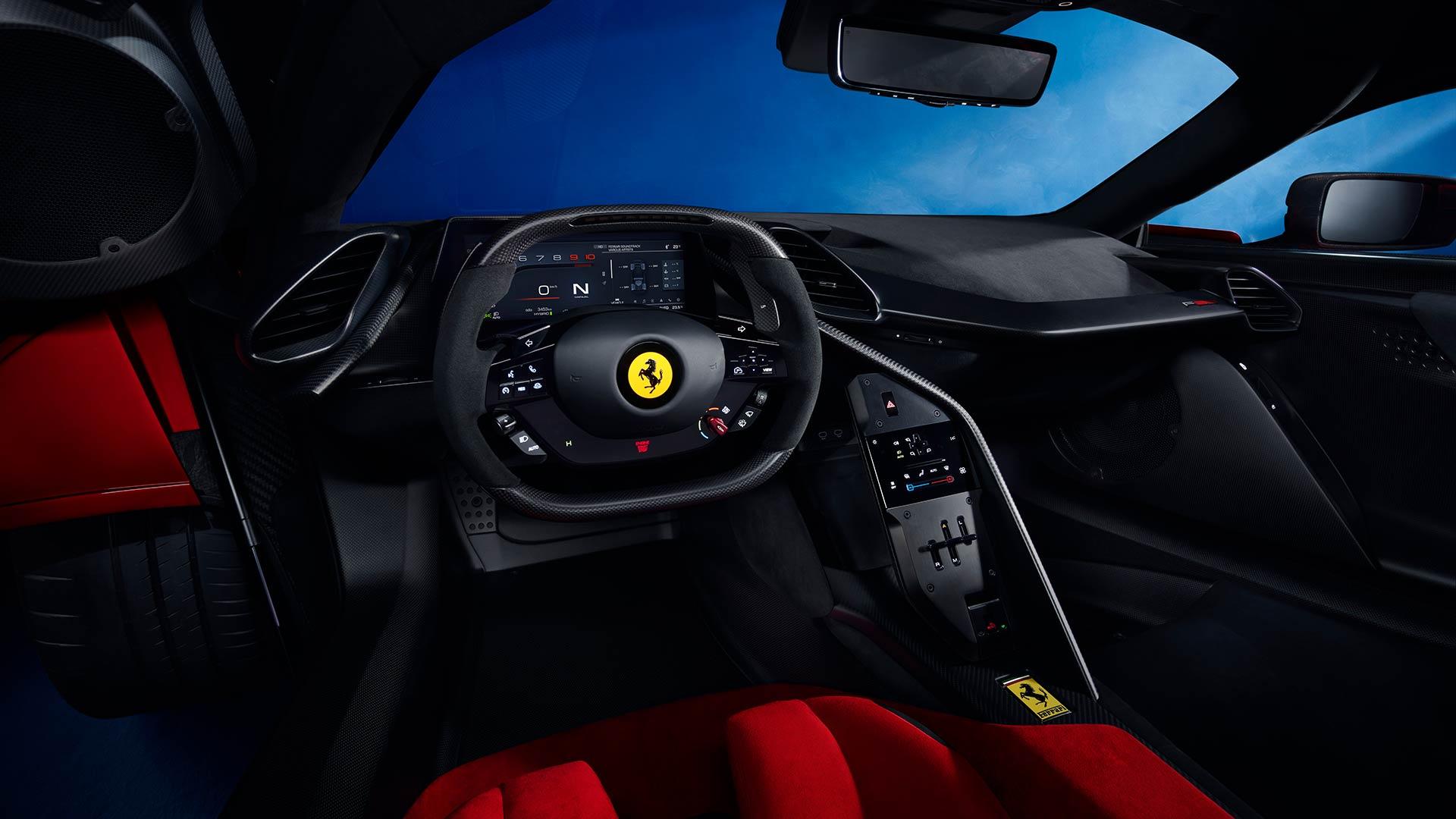 Ferrari F80 2024 interieur dashboard