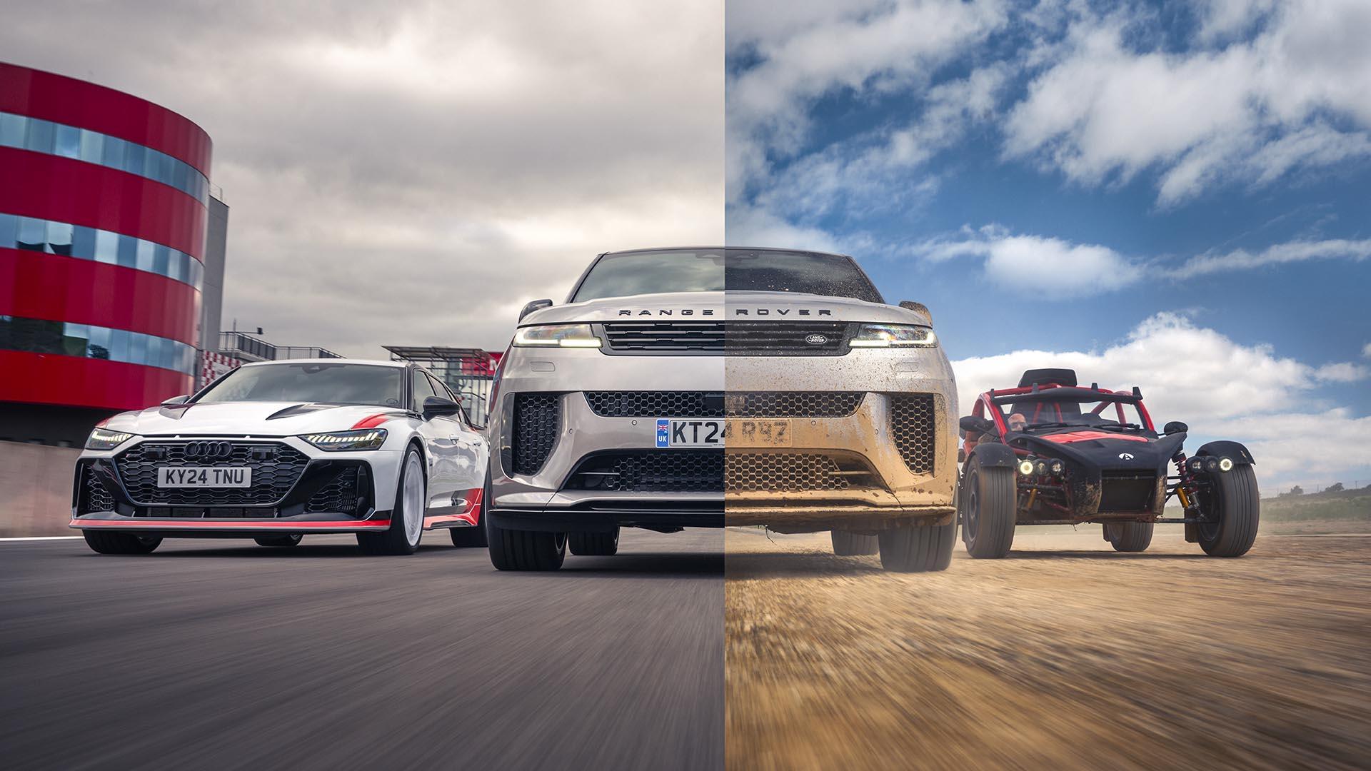 TopGear Magazine 234 inhoud, Speed Week 2024: Range Rover Sport SV vs Audi RS 6 GT vs Ariel Nomad 2