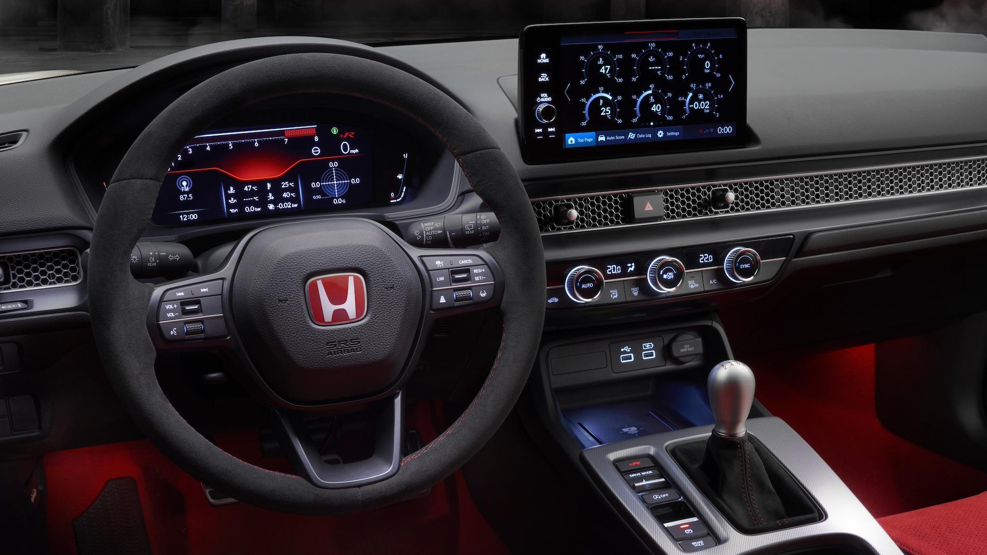 Honda Civic Type-R interieur handbak