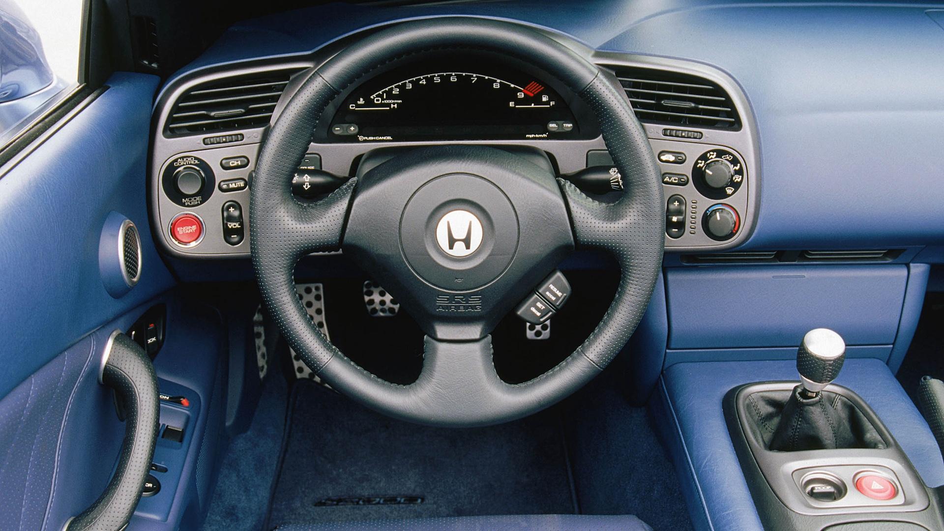 Honda S2000 (AP1) grijs (1999) interieur blauw