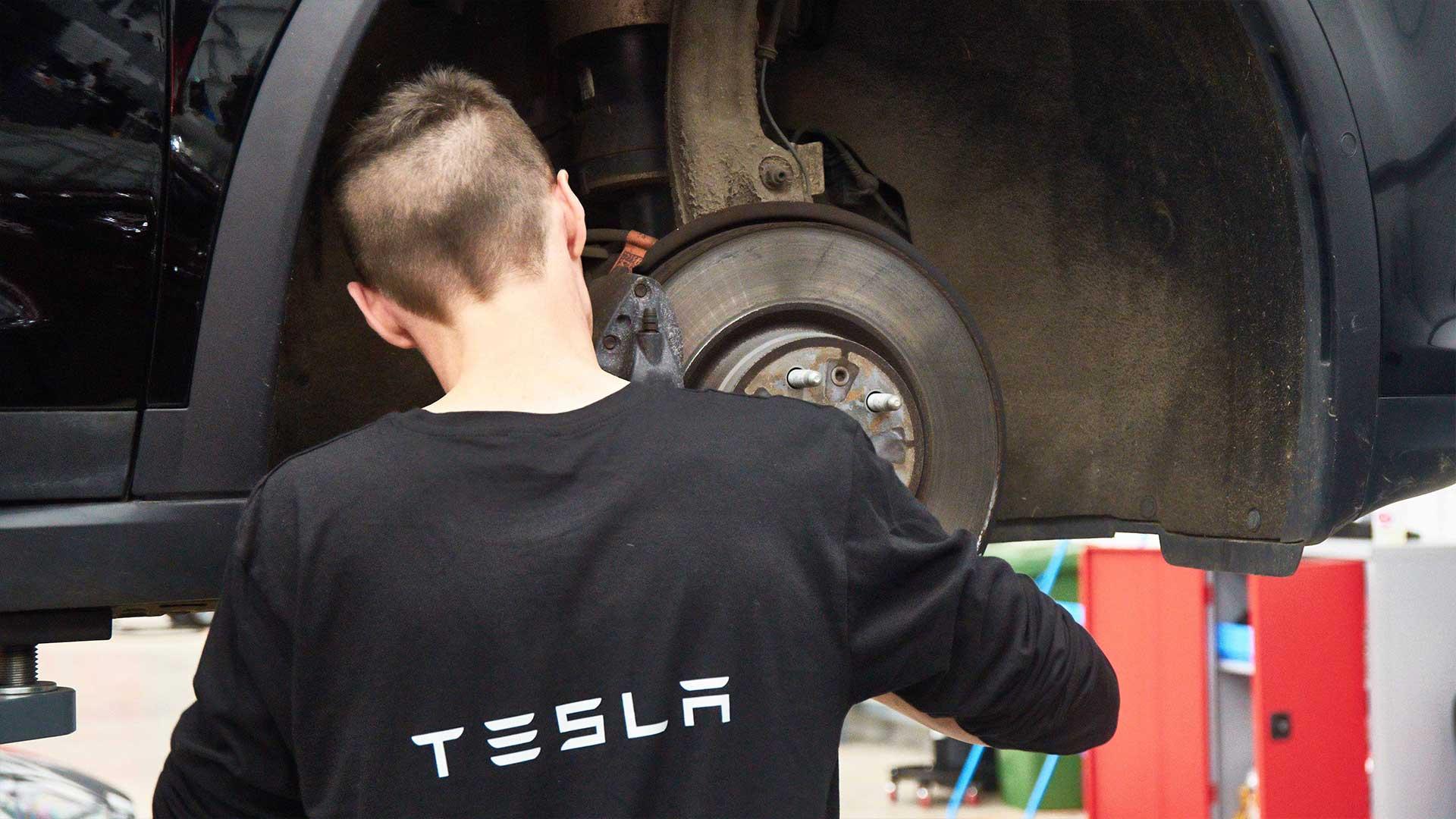 Remmen op Tesla Model 3