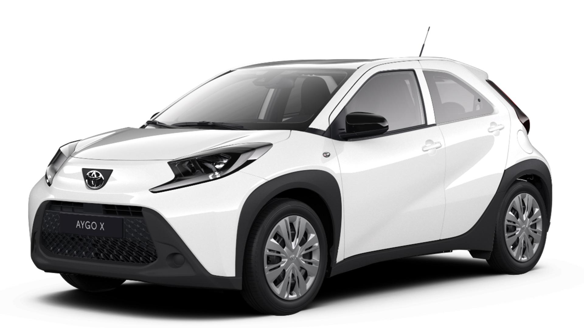 Toyota Aygo X play automaat wit zijkant voor schuin (2024)