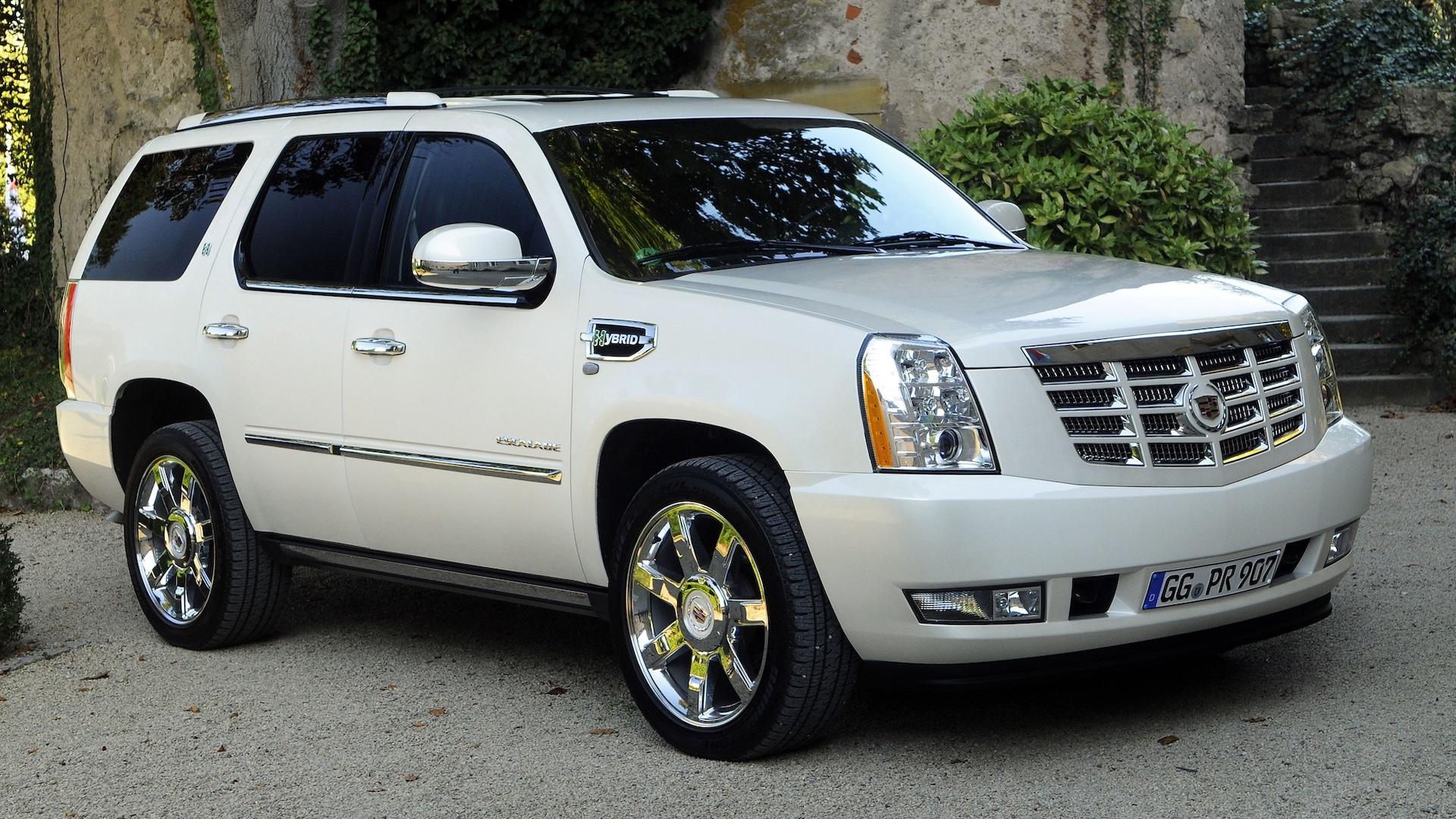 Cadillac Escalade Hybrid wit (2009) zijkant rechts schuin voor

goedkope suv