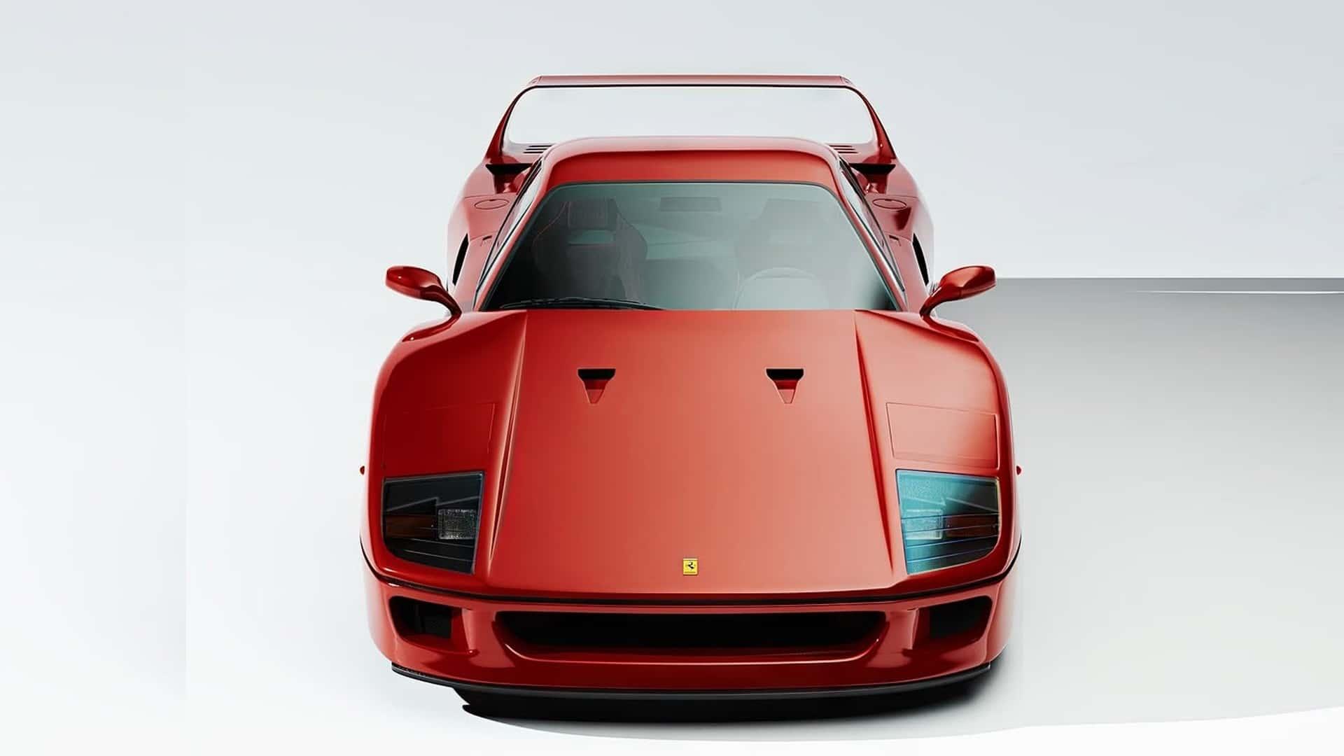 Officine Fioravanti Ferrari F40 Alte Prestazione rood (2025) voorzijde hoog