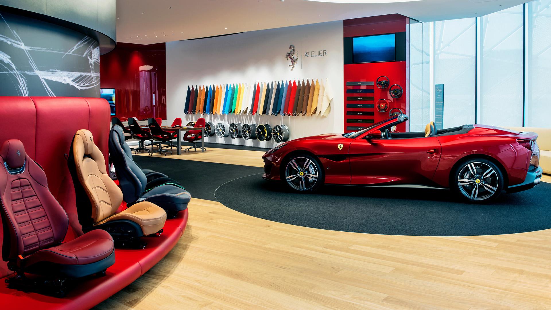 Ferrari Atelier kleuren leer California T