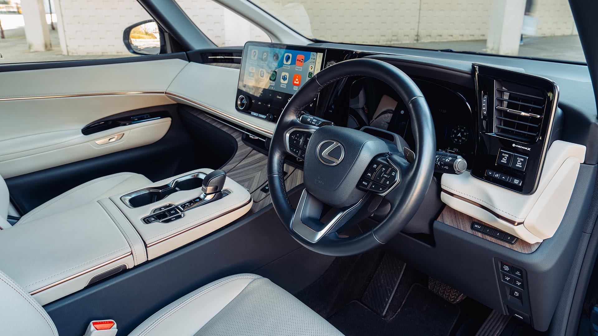 Lexus LM350h dashboard