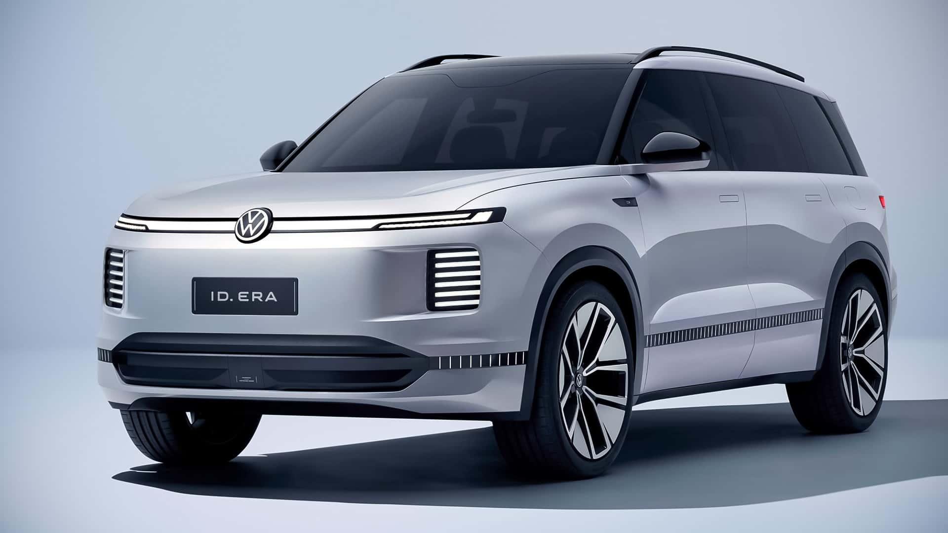 Volkswagen ID.Era zilvergrijs (2025) zijkant links schuin voor