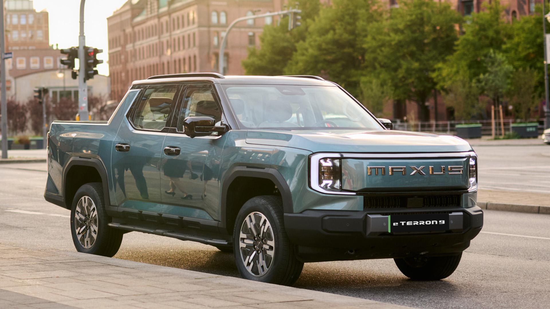 Maxus eTerron 9 Premium (2025) zijkant rechts schuin voor
