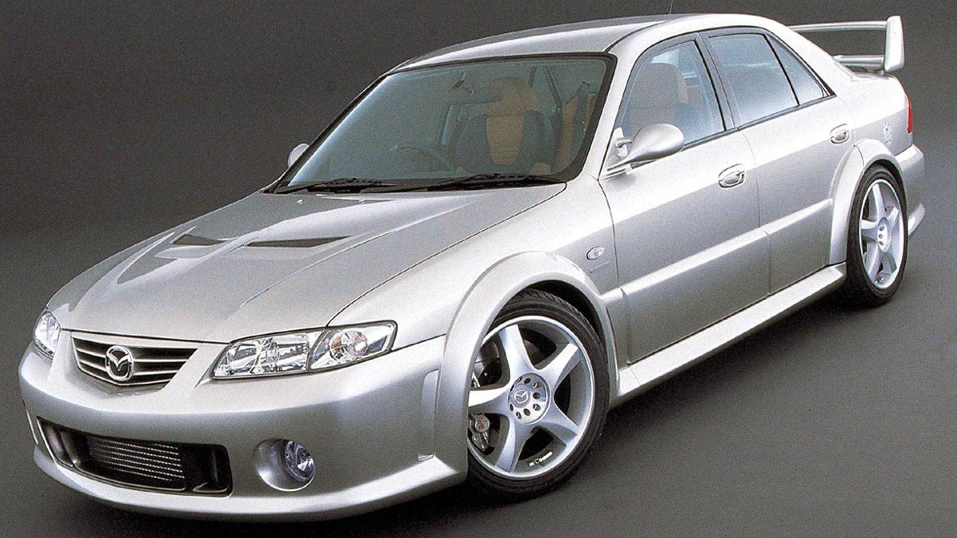 Mazda 626 MPS concept zijkant links schuin voor