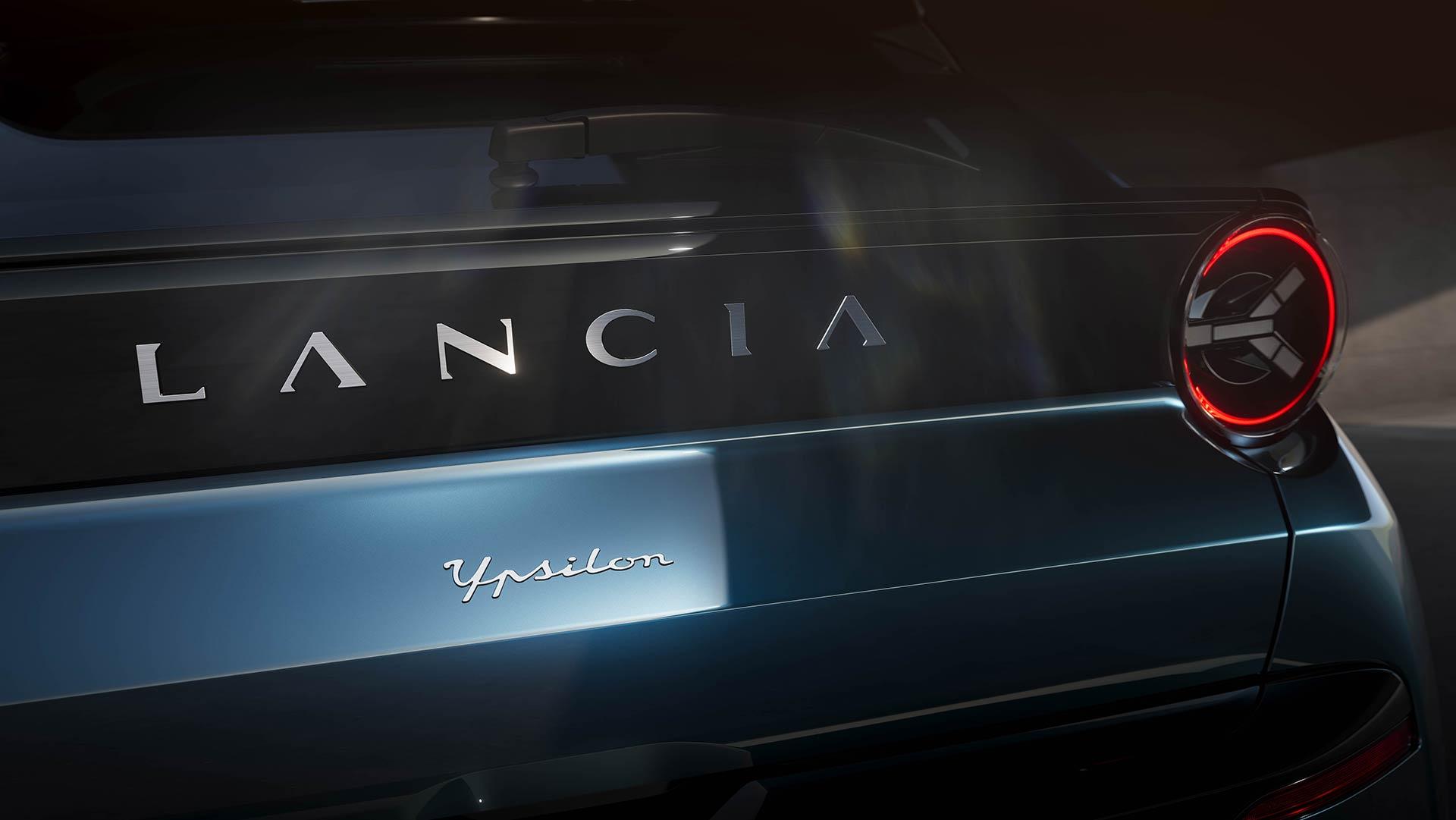 Lancia Ypsilon 2024: review - detail logo achter