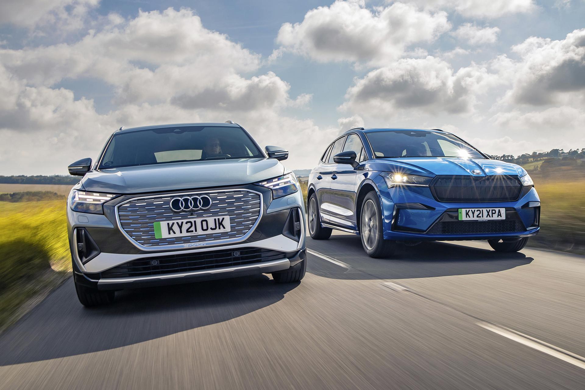 Audi Q4 40 e-tron S Edition vs Skoda Enyaq iV 80 Sportline