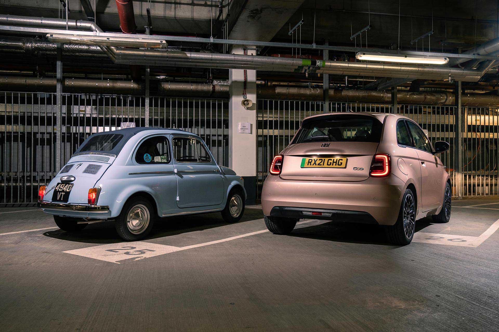 Fiat 500 (1964) vs Fiat 500e