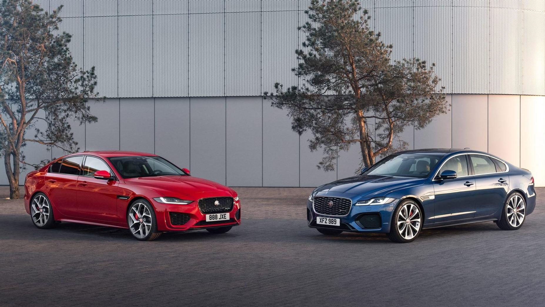 Jaguar XE en XF facelift 2020