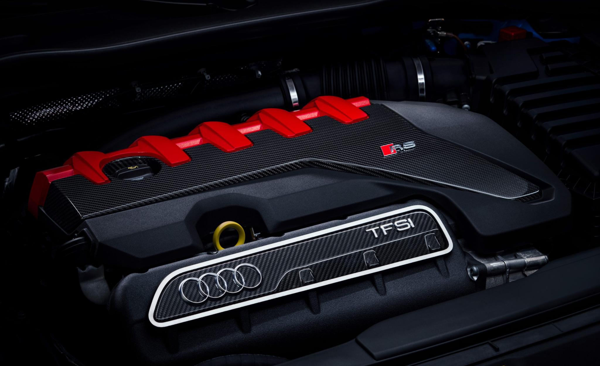 Audi 2.5 TFSI vijfcilinder turbo motor