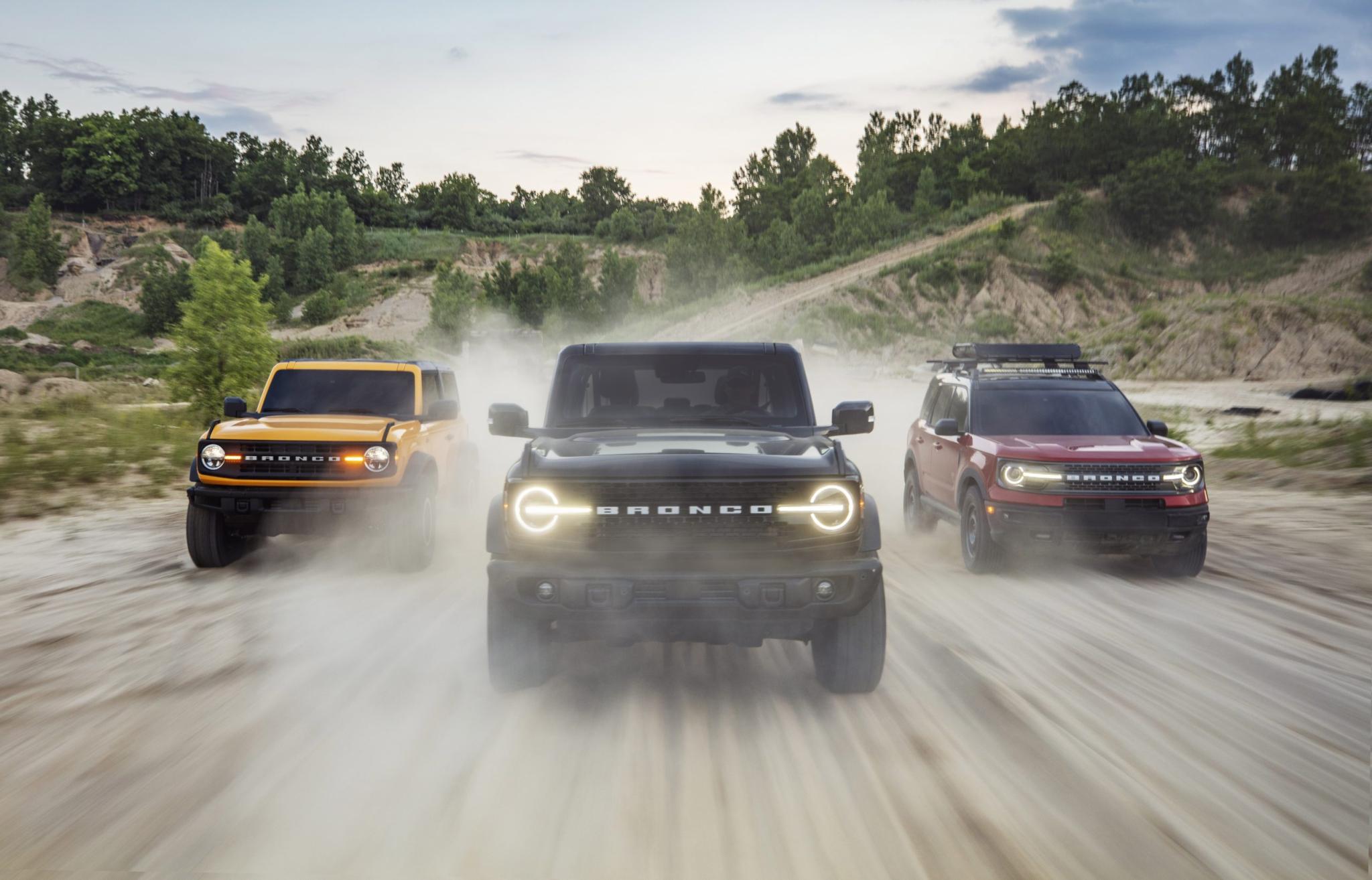 Ford Bronco and Bronco Sport 2021