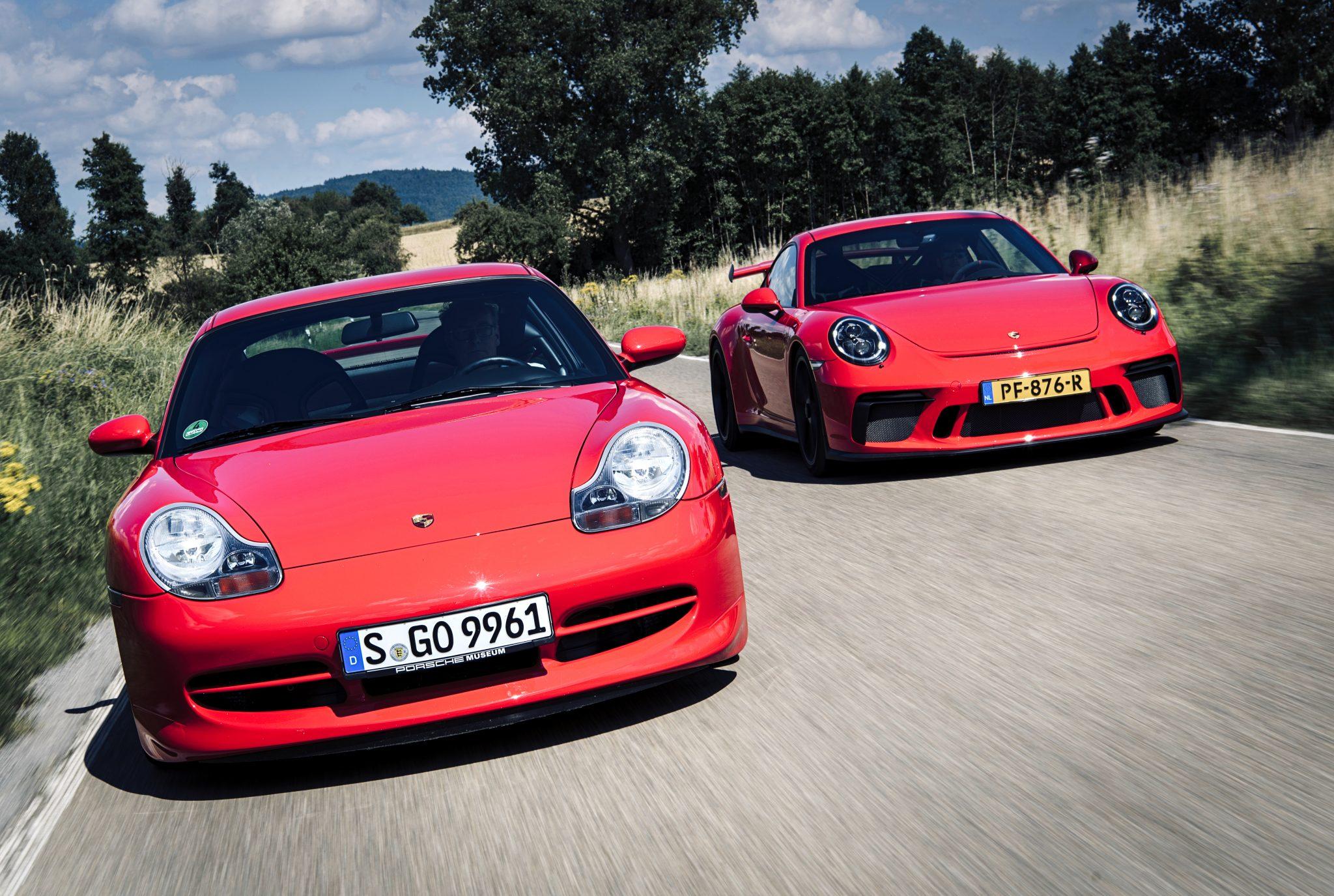 Carrera RS 2.7 vs 996 GT3 vs 991.2 GT3