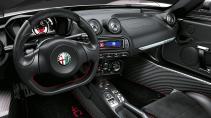 Alfa Romeo 4C Spider dak interieur (2015)