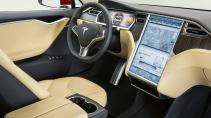 Tesla Model S P90D Ludicrous interieur (2016)