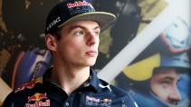 1e vrije training van de GP van Engeland Max Verstappen
