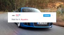 Audi dist BMW op Twitter