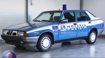 Alfa Romeo 75 van de Italiaanse politieAlfa Romeo 75 van de Italiaanse politie