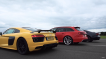 Audi R8 V10 Plus vs Audi RS 6 vs Audi S8