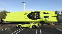 Lamborghini Aventador SV speedboot