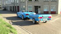 Lamborghini Gallardo met vouwwagen