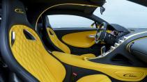 eerste Bugatti Chiron van Amerika is geel