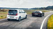 Volkswagen up vs bugatti chiron