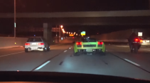 Twee Civics vs twinturbo Lamborghini Gallardo