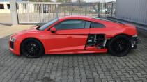 Audi R8 V10 rood schadeauto