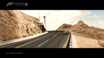 goudkleurige bugatti chiron Jebel Hafeet forza motorsport 7