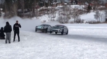 Toyota Supra's dansen op het ijs