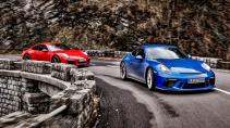 Porsche 911 GT3 Touring Package en Porsche 911 Carrera T (2018)
