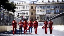 1e vrije training van de GP van Azerbeidzjan 2018