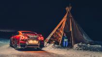 Nissan GT-R Sneeuw