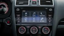 Subaru WRX STI infotainment scherm (2018)
