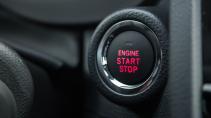 Subaru WRX STI engine start knopje (2018)